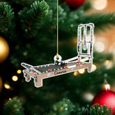 AOVL Pilates Equipment Ornament 2024 Pilates Equipment Hanging Ornaments Pilates Core Set Ornament Pilates Studio Ornaments for Christmas Tree Pilates Machine Ornament Gift for Pilates Lovers (PE16)